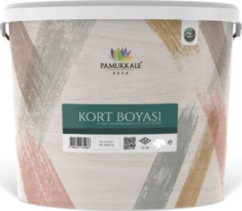 Silikonlu Tenis Kort Boyası 20 Kg Kiremit Kırmızısı