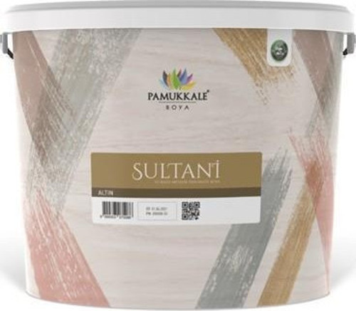Sultani Su Bazlı Metalik Dekoratif Boya 2.5 Lt Altın