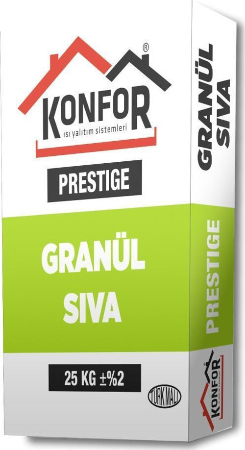 Granül Sıva İnce 25 Kg Beyaz