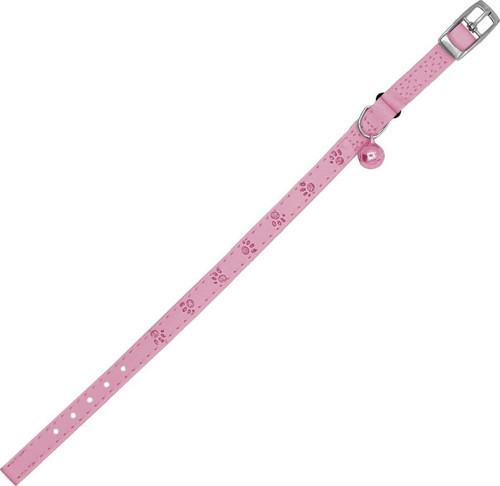 PC-16 Pati Baskılı Kedi-Köpek Tasması 10mm*30cm Pembe