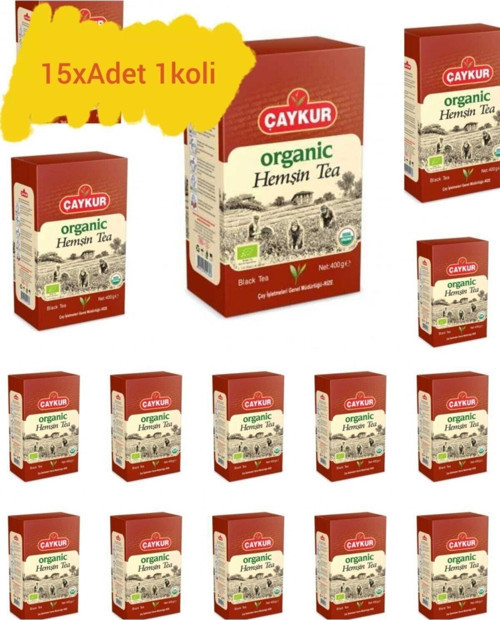 Organik Hemşin Çayı 400Gr. 1 Koli (Karton Kutu) 15X Adet
