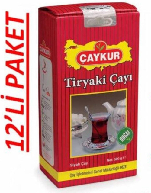 Tiryaki Siyah Dökme Çay 12 X 1 Kg