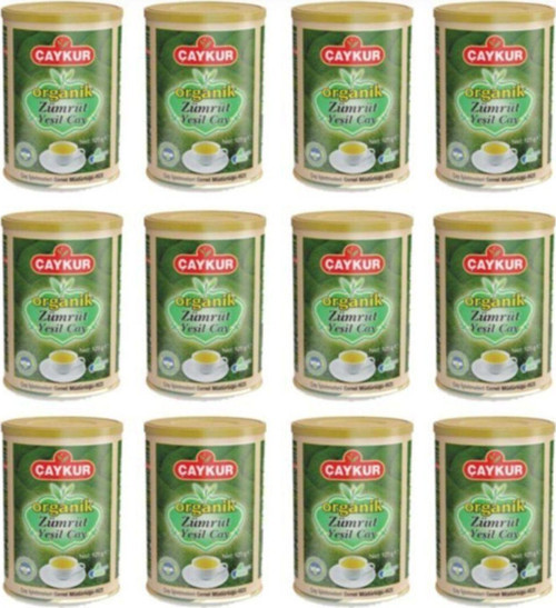 Organik Zümrüt Yeşil Çay 125 Gr. X 12 Adet