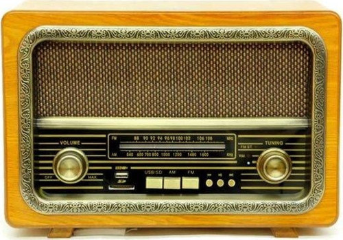 C0104 Ahşap Radyo