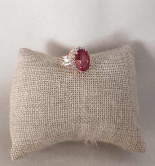 Yüzük Sultanit Bukalemun Nişan Düğün Hediye Kadın Ayarlanabilir Rose Gold Renk Takı Aksesuar