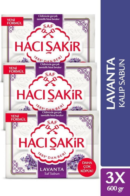 Lavanta Saf Kalıp Sabun 4X150 Gr X 3 Adet