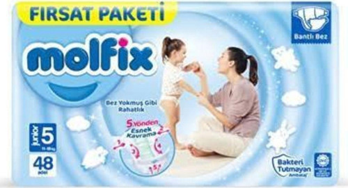 5 Numara 11-18 Kg Junior Fırsat Paket 48'Li Bebek Bezi