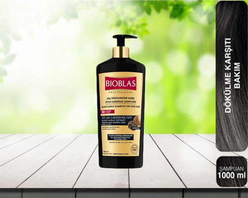 Saç Dökülmesine Karşı Siyah Sarımsak Şampuanı 1000 Ml 1 Adet