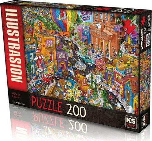 World In A Hurry 200 Parça Puzzle 24005