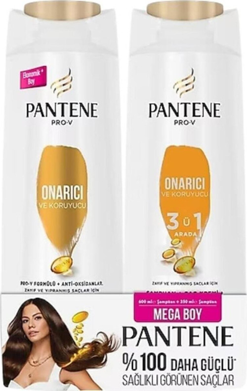 600 Ml Onarıcı Şampuan & 350 Ml Saç Kremi