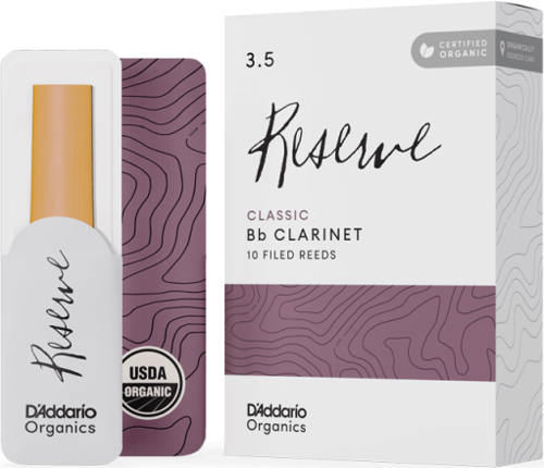 D\'Addario Woodwinds Organic Reserve Classic ODCT1035 Sib Klarnet Kamışı No:3.5