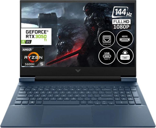 Victus 15-FB0008NT Ryzen 5 5600H 16 GB - 256 GB SSD RTX3050Ti Free Dos 15.6" 71T72EA004