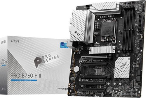 Msi Mb Pro B760-P İi Soket 1700 Ddr5 7000(Oc) Pci-E ,M.2 Usb3.2 Hdmi,Dp 1X 2.5G Lan Atx