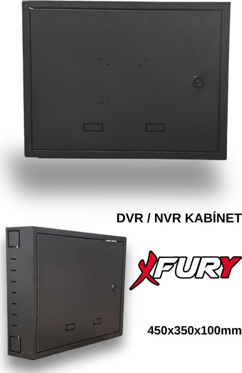 Dvr Pano/box Nvr Cctv Rack Kabinet Ve Monitör Koruma Kutusu Antrasit