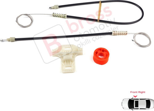 DAF CF65 CF75 CF85 XF95 XF105 2001-2013 1779728 İçin Sağ Kapı Cam Kriko Tamir Seti