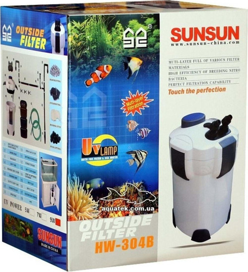 Hw-304B Uv Akvaryum Dış Filtre 2000 L/S 55W