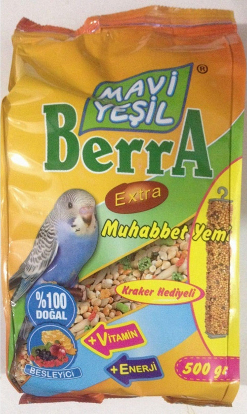 Berra Muahabbet Kuşu Yemi 3 X 500 G