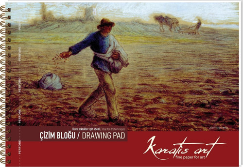 Karatis Çizim Bloğu (Resim Defteri) Spiralli Art 160 Gram A5 20 Yaprak 484008-99