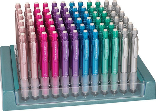 Versatil Kalem (Mekanik Kurşun Kalem) Deep 0.7 Mm Tatlı Serisi Pastel Renkler (72 Li Stand) SV-DEEP72TPST-P