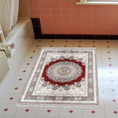 Eko Trend DJT Banyo Paspası Yıkanabilir Kaymaz Taban 1909 Osmanlı Mavi