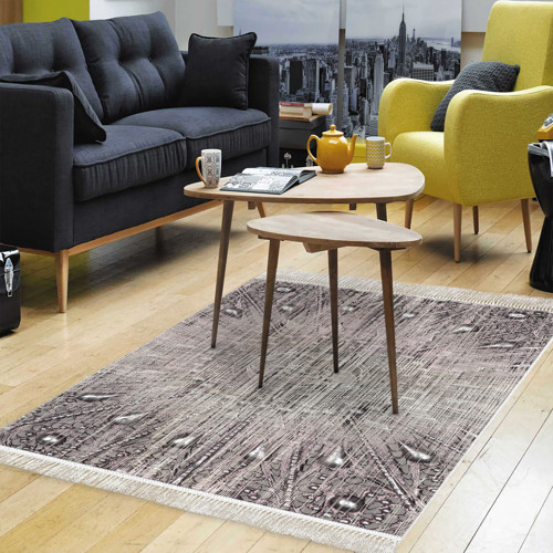 Eko Trend DJT Halı Yıkanabilir Kaymaz Taban 743 Modern Pudra