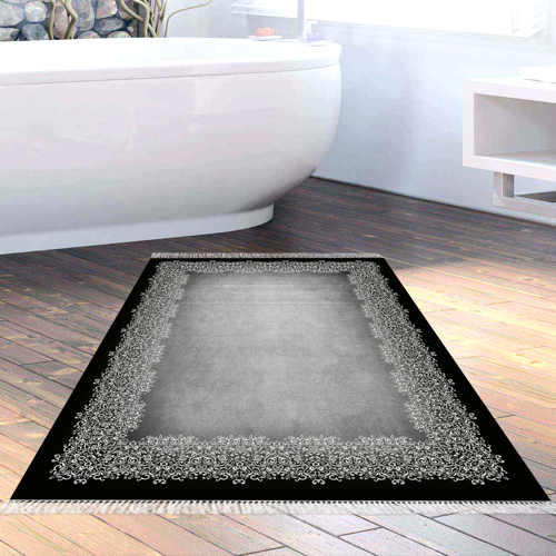 Eko Trend DJT Banyo Paspası Yıkanabilir Kaymaz Taban 1674 Modern Kahve