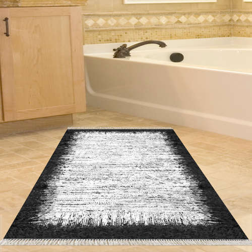 Eko Trend DJT Banyo Paspası Yıkanabilir Kaymaz Taban 1342 Modern Mavi