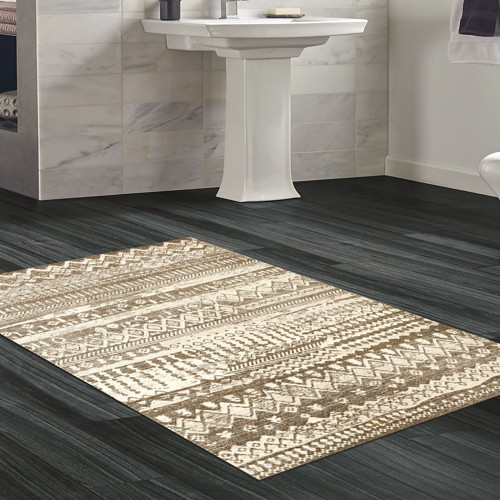 Kaymaz Taban Djt Banyo Halısı Trend İskandinav F5080 Silver
