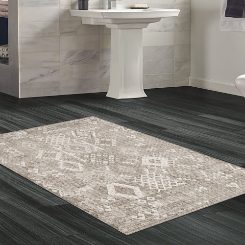 Kaymaz Taban Djt Banyo Halısı Trend İskandinav F5137 Antrasit