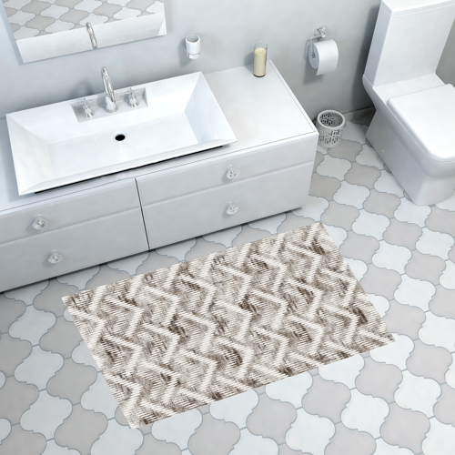 Kaymaz Taban Djt Banyo Halısı Trend İskandinav F5124 Antrasit