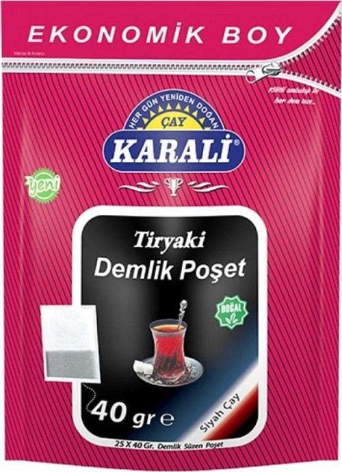 Karali Tiryaki Jumbo Demlik 25 X 40 Gr X 6 Adet