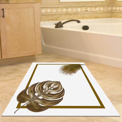 Kaymaz Taban Djt Banyo Halısı Trend Modern 708 Krem