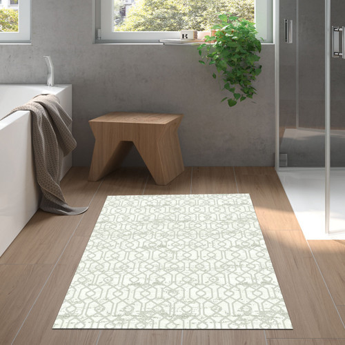 Kaymaz Taban Djt Banyo Halısı Trend Modern 757 Yeşil