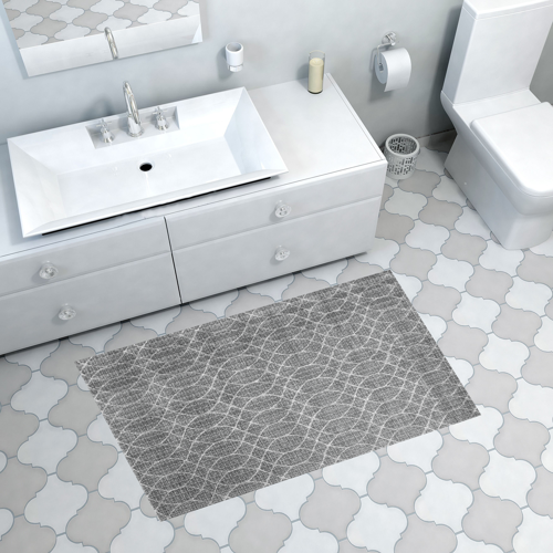Kaymaz Taban Djt Banyo Halısı Yıldız Deri İskandinav F5084 Gül Kurusu