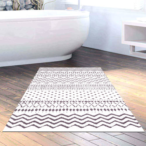 Kaymaz Taban Djt Banyo Halısı Yıldız Deri İskandinav F5086 Bej