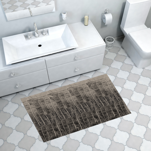 Kaymaz Taban Djt Banyo Halısı Yıldız Deri Modern 1911 Bej