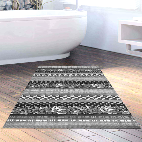 Kaymaz Taban Djt Banyo Halısı Yıldız Deri Modern Mu127 Kahve