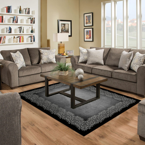 Kaymaz Taban Djt Salon Halısı Trend Modern 1674 Kahve