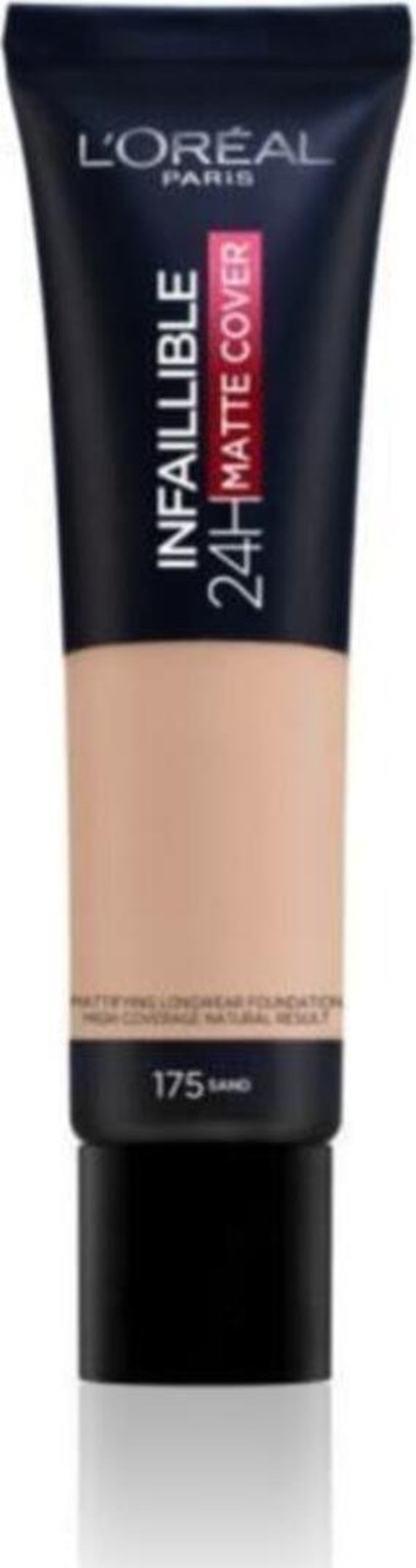 Infaillible 24H Matte Cover Yüksek Kapatıcı Fondöten 175 Sable/Sand