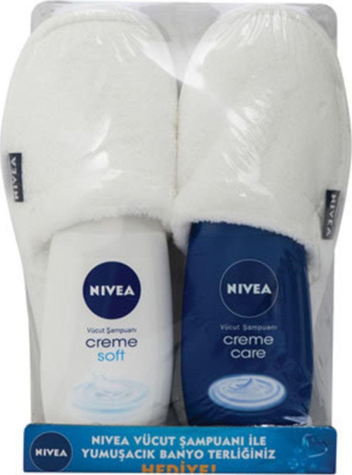 Creme Soft+ Crema Care Vücut Şampuanı 250+250 ml Terlik Hediye