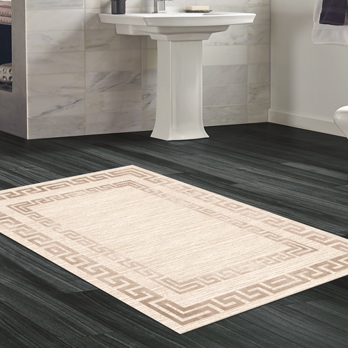 Kaymaz Taban Djt Banyo Halısı Trend Modern F5036 Bej