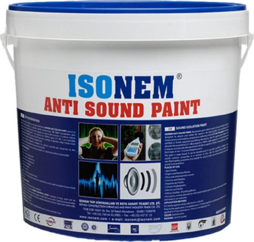 İsonem Anti Sound Paint Ses Yalıtım Boyası 18 Lt Beyaz