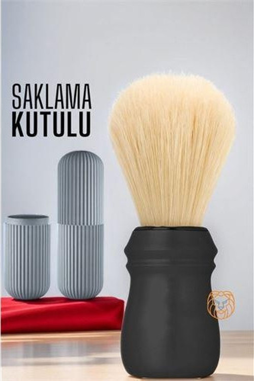 Sakal Tıraş Fırçası Aithusa Kutulu SİYAH
