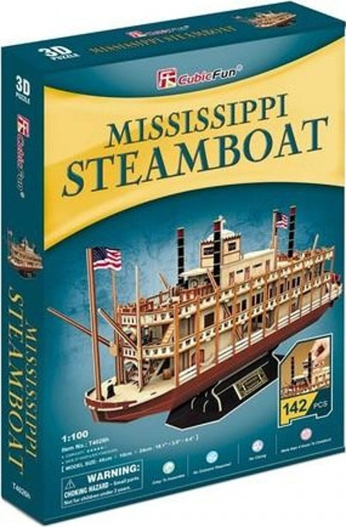Mississippi Buharlı Gemisi 3D Puzzle