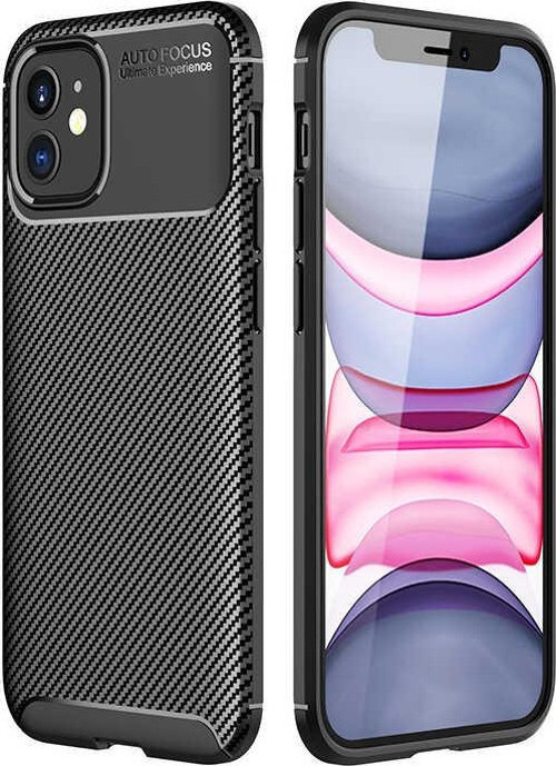 Apple iPhone 12 Mini Kılıf Darbe Emici Uzun Ömürlü Parmak İzi Yapmaz Karbon Tasarım Negro Kılıf