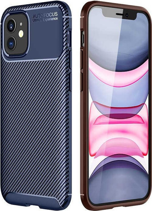 Apple iPhone 12 Mini Kılıf Darbe Emici Uzun Ömürlü Parmak İzi Yapmaz Karbon Tasarım Negro Kılıf