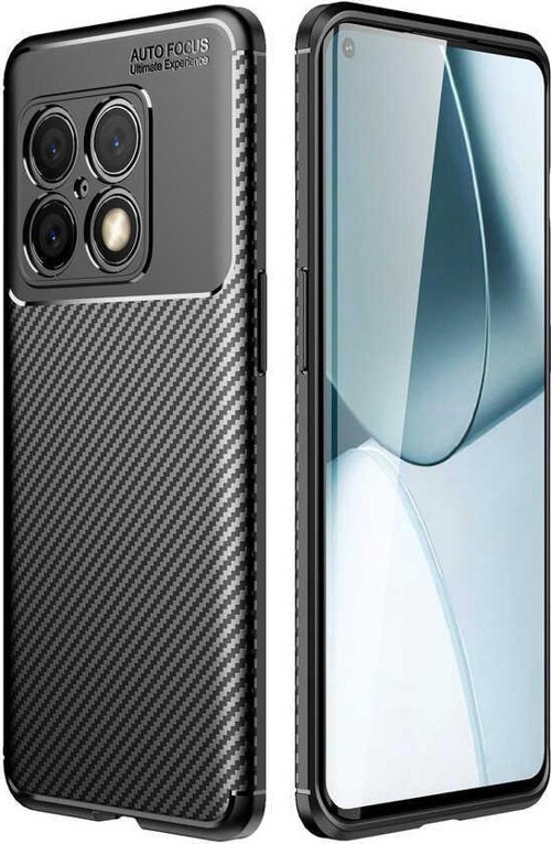 One Plus 10 Pro Kılıf Darbe Emici Uzun Ömürlü Parmak İzi Yapmaz Karbon Tasarım Negro Kılıf