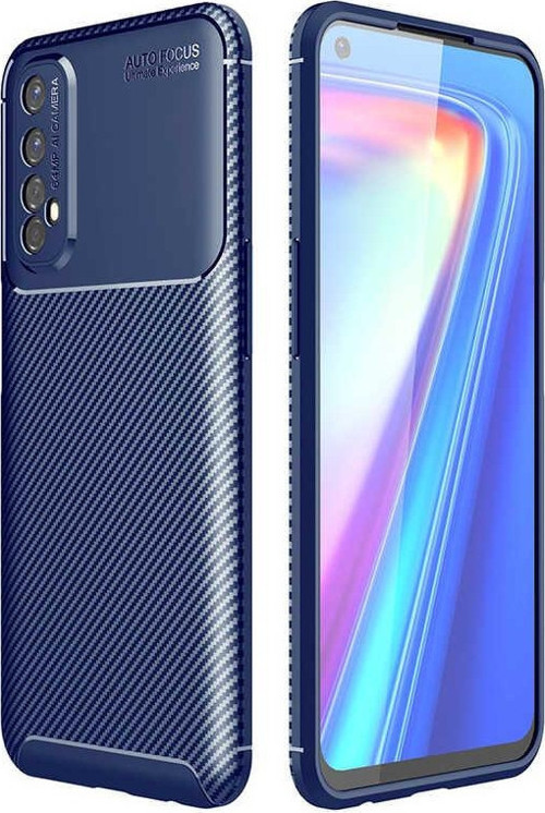 Realme 7 Kılıf Darbe Emici Uzun Ömürlü Parmak İzi Yapmaz Karbon Tasarım Negro Kılıf