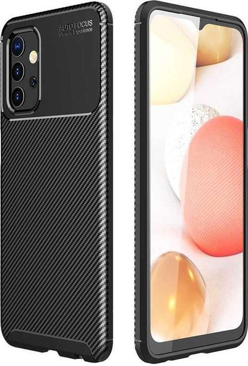 Samsung Galaxy A32 5G Kılıf Darbe Emici Uzun Ömürlü Parmak İzi Yapmaz Karbon Tasarım Negro Kılıf