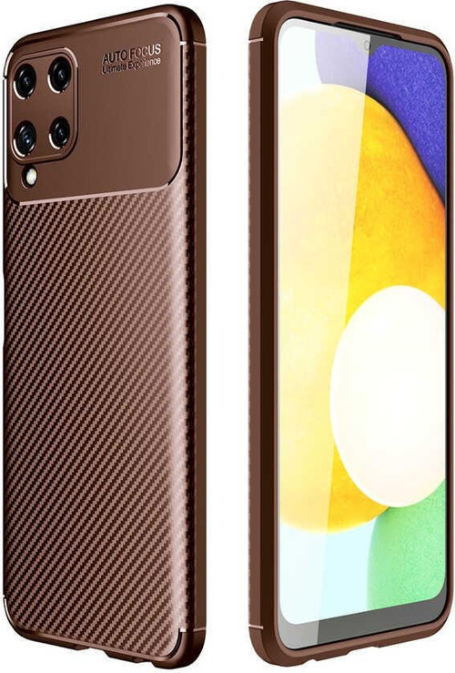 Samsung Galaxy A22 4G Kılıf Darbe Emici Uzun Ömürlü Parmak İzi Yapmaz Karbon Tasarım Negro Kılıf